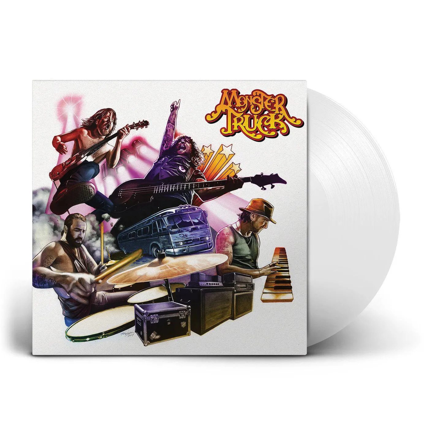 Monster Truck TRUE ROCKERS - Limited Edition White Colored Vinyl Record