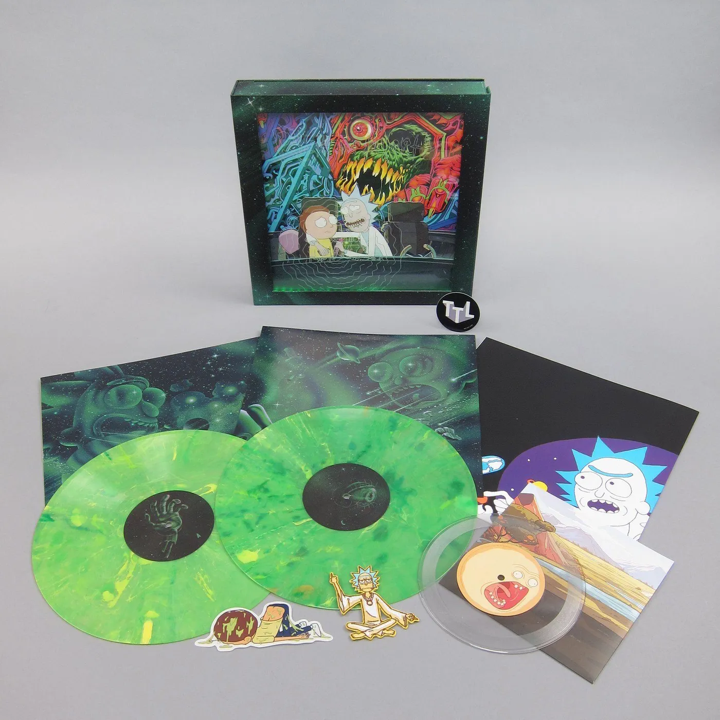Rick and Morty - Original Soundtrack Deluxe Edition Colored Vinyl Box Set