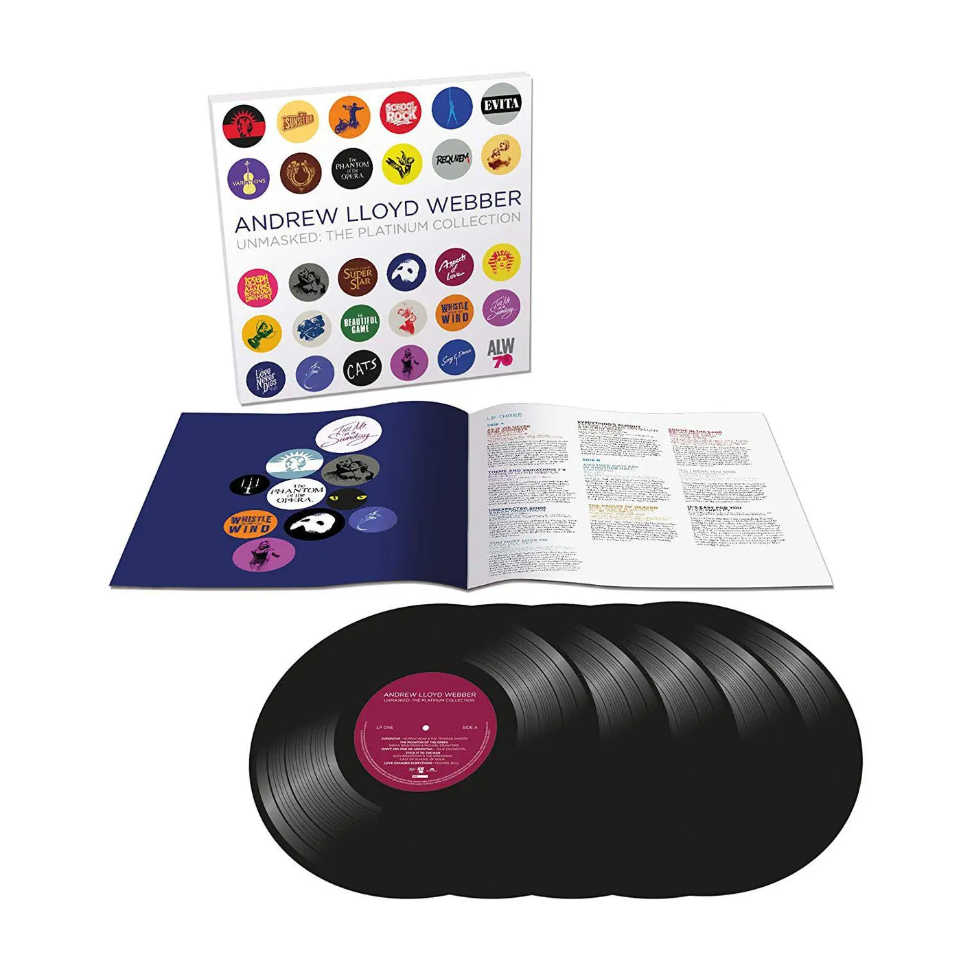Andrew Lloyd Webber Unmasked: The Platinum Collection (Box Set) Vinyl Record