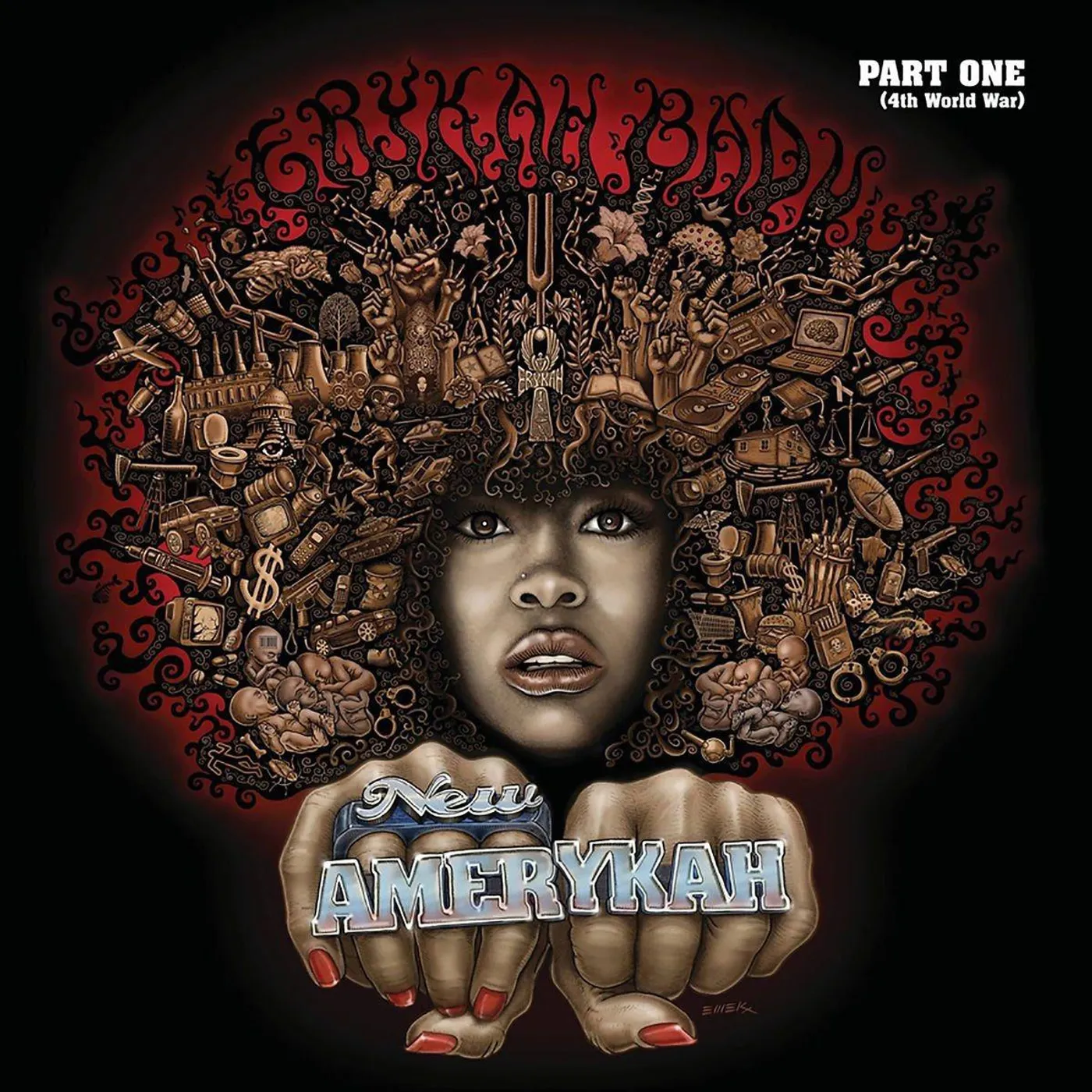 Erykah Badu New Amerykah Part One (4th World War) Vinyl Record