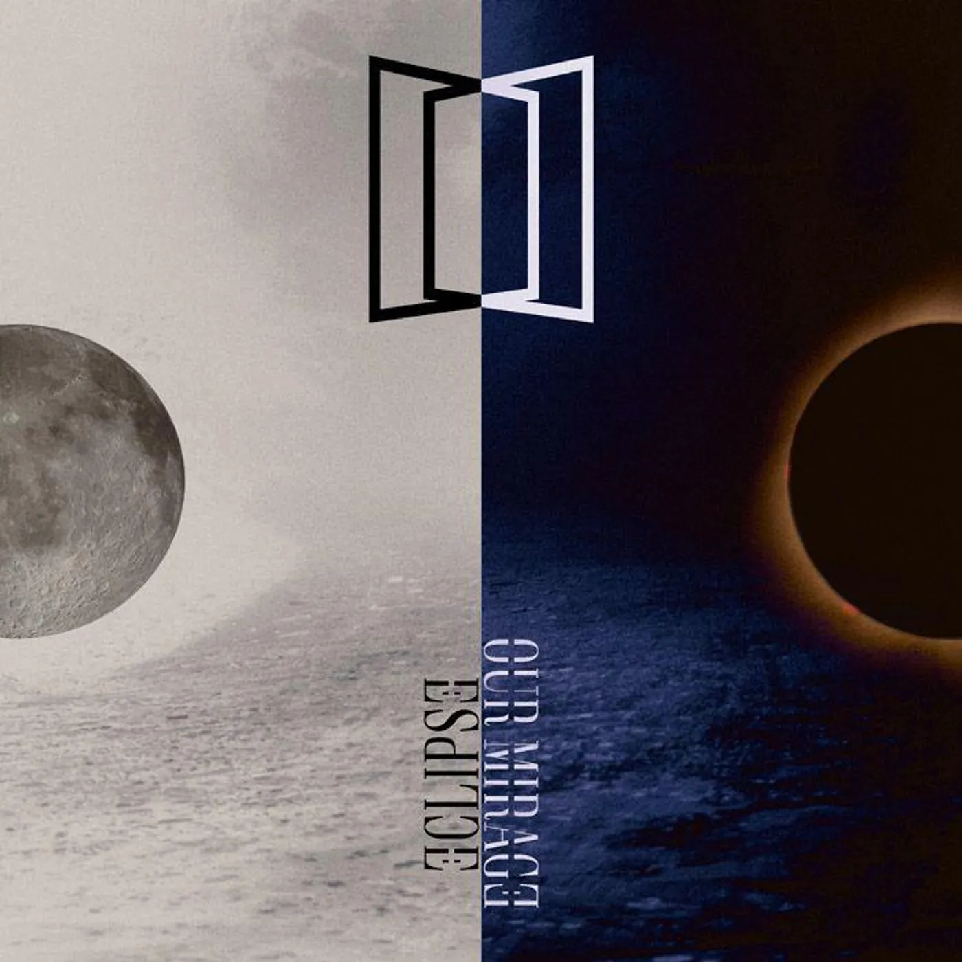 Our Mirage Eclipse (Grey & Black Marble) Vinyl Record