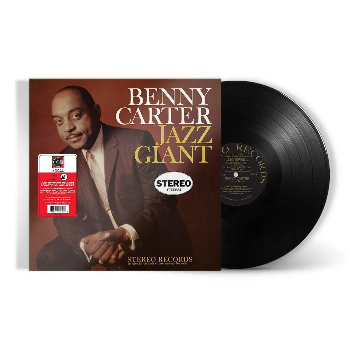 Benny Carter Jazz Giant (Contemporary Records Acoustic Sounds) Vinyl Record