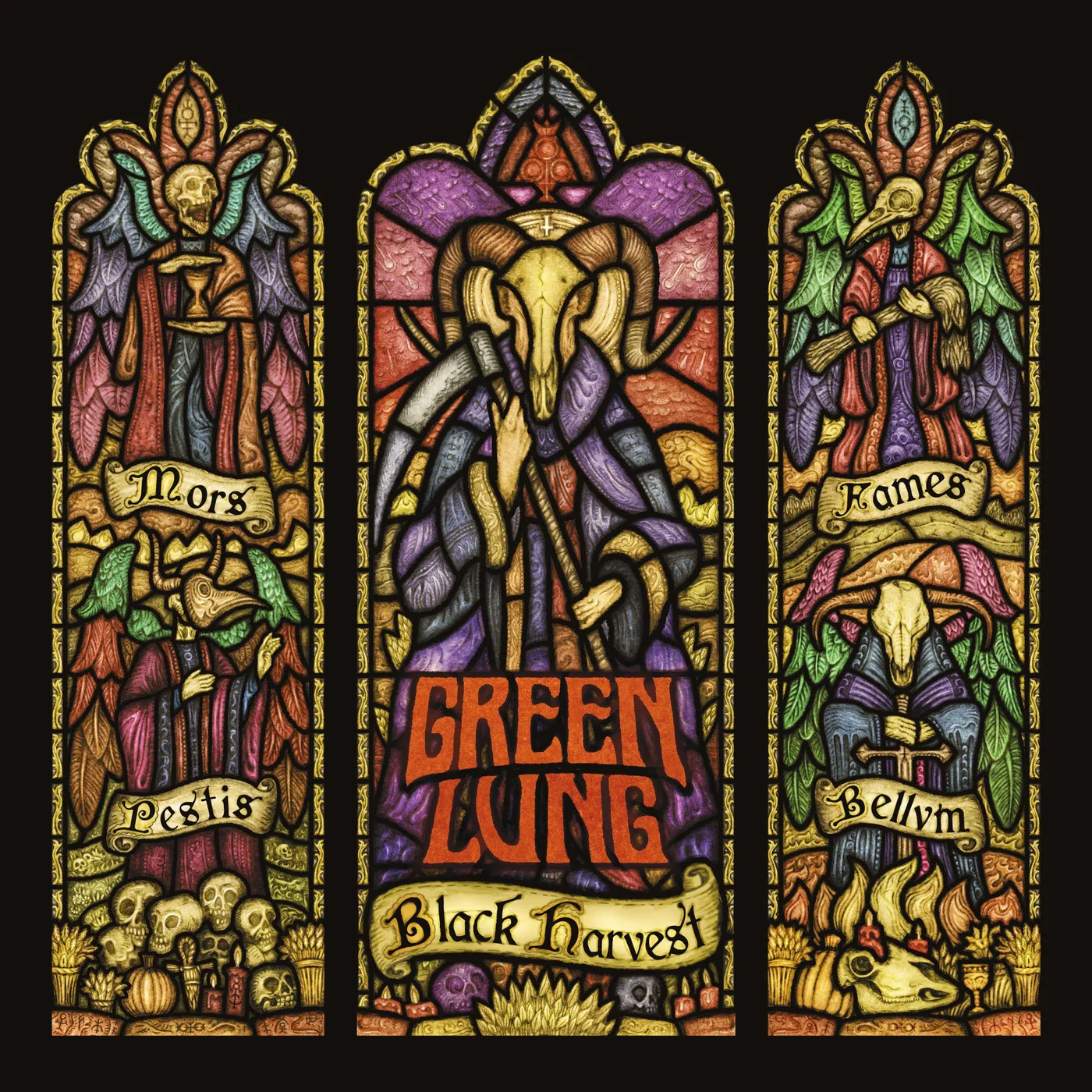 Green Lung BLACK HARVEST Vinyl Record