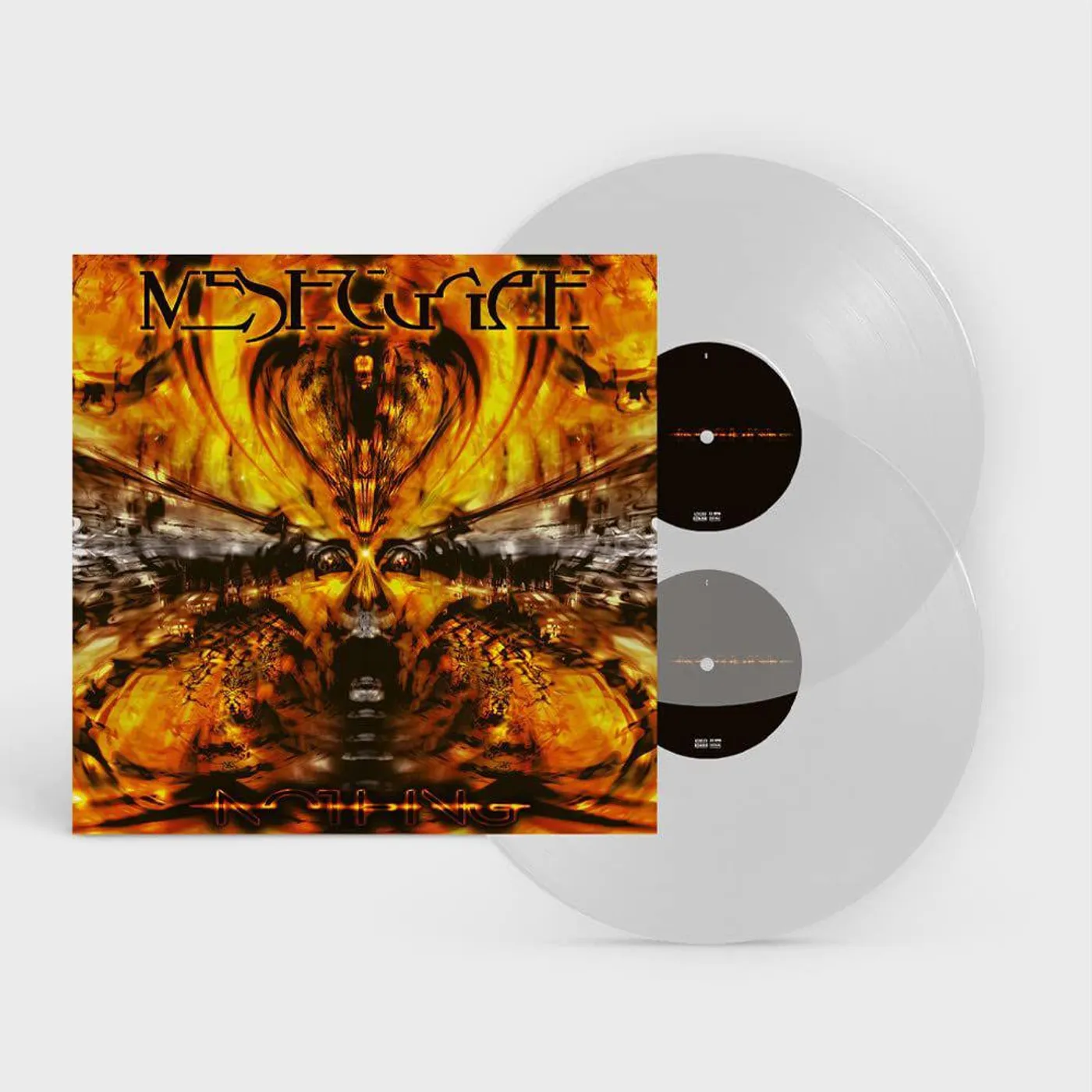 Meshuggah Nothing (Clear) Vinyl Record