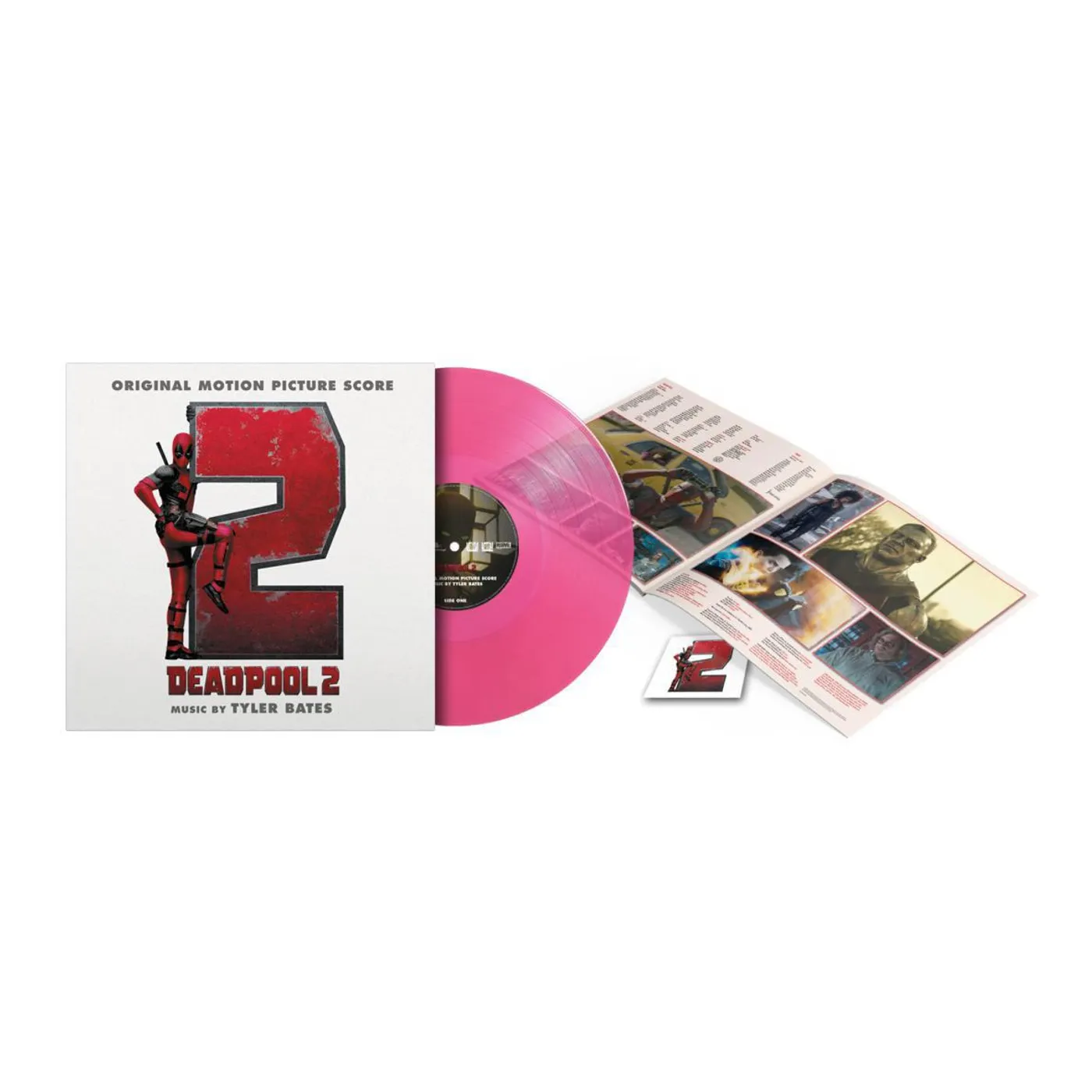 Tyler Bates Deadpool 2 - Original Soundtrack (Limited Translucent Pink) Vinyl Record