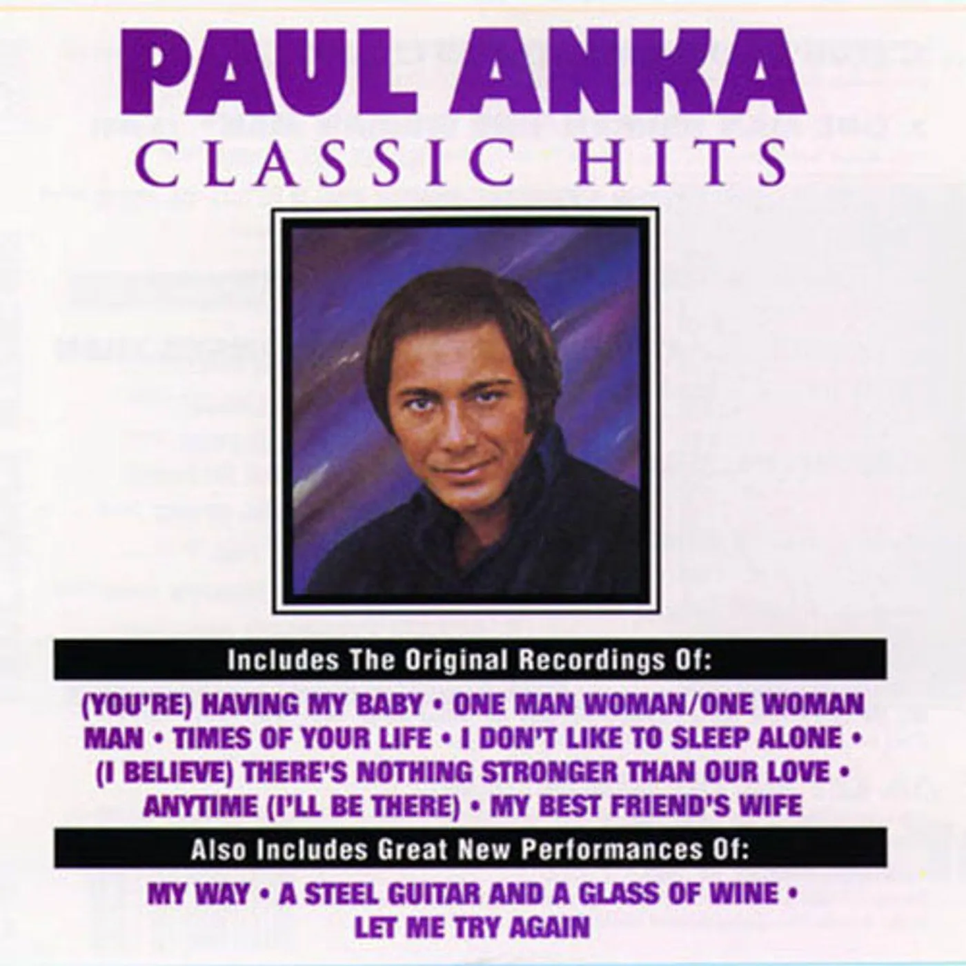 Paul Anka Classic Hits Vinyl Record