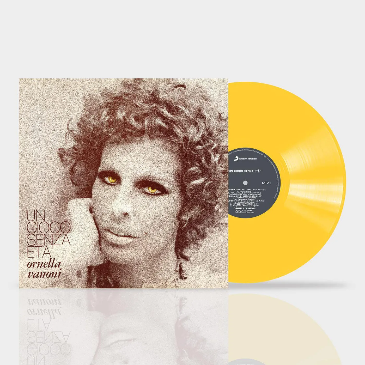 Ornella Vanoni Un Gioco Senza Eta (Yellow) Vinyl Record