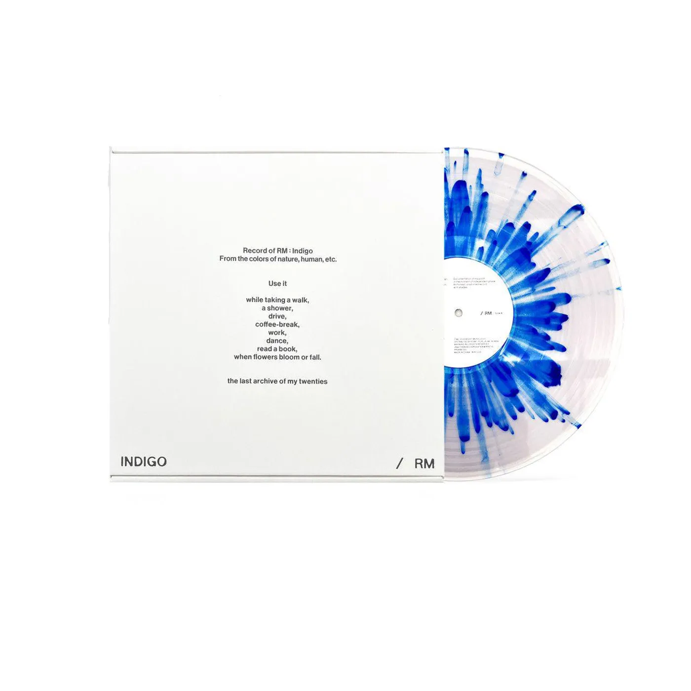 RM (BTS) Indigo Vinyl Record