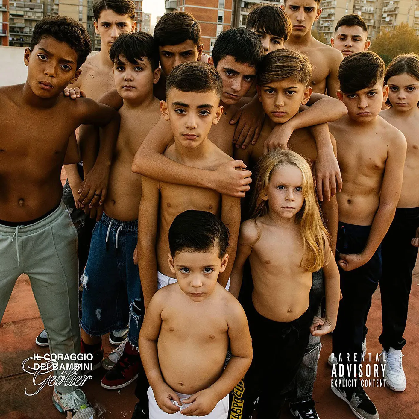 Geolier Il Coraggio Dei Bambini (2LP/Black) Vinyl Record