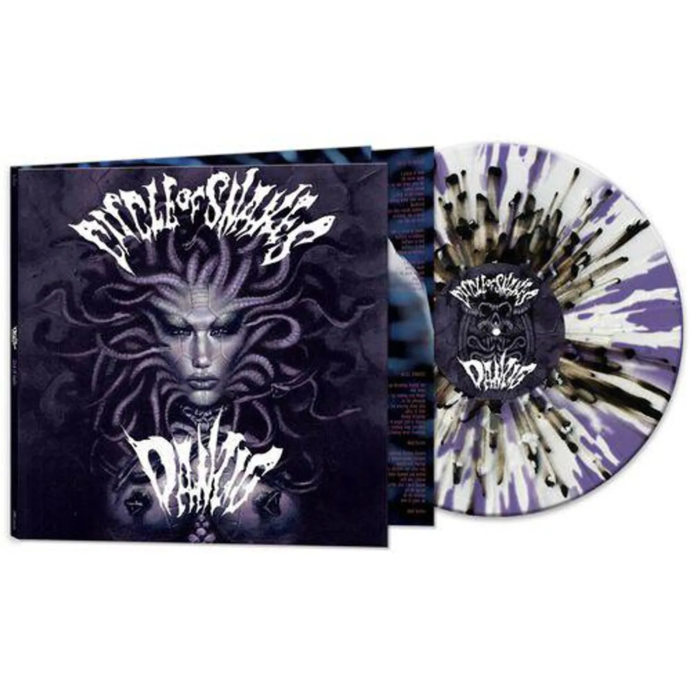 Danzig Circle Of Snakes - Black/White/Purple Splatter Vinyl Record