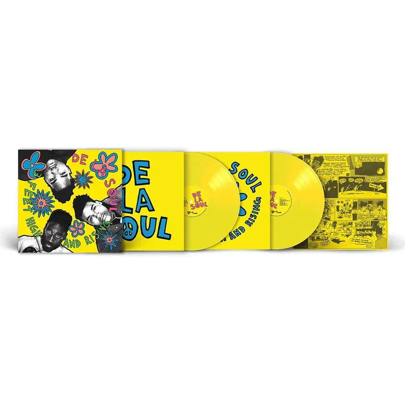 De La Soul 3 Feet High And Rising (2LP/Yellow/180 Gram) [Explicit Content] Vinyl Record