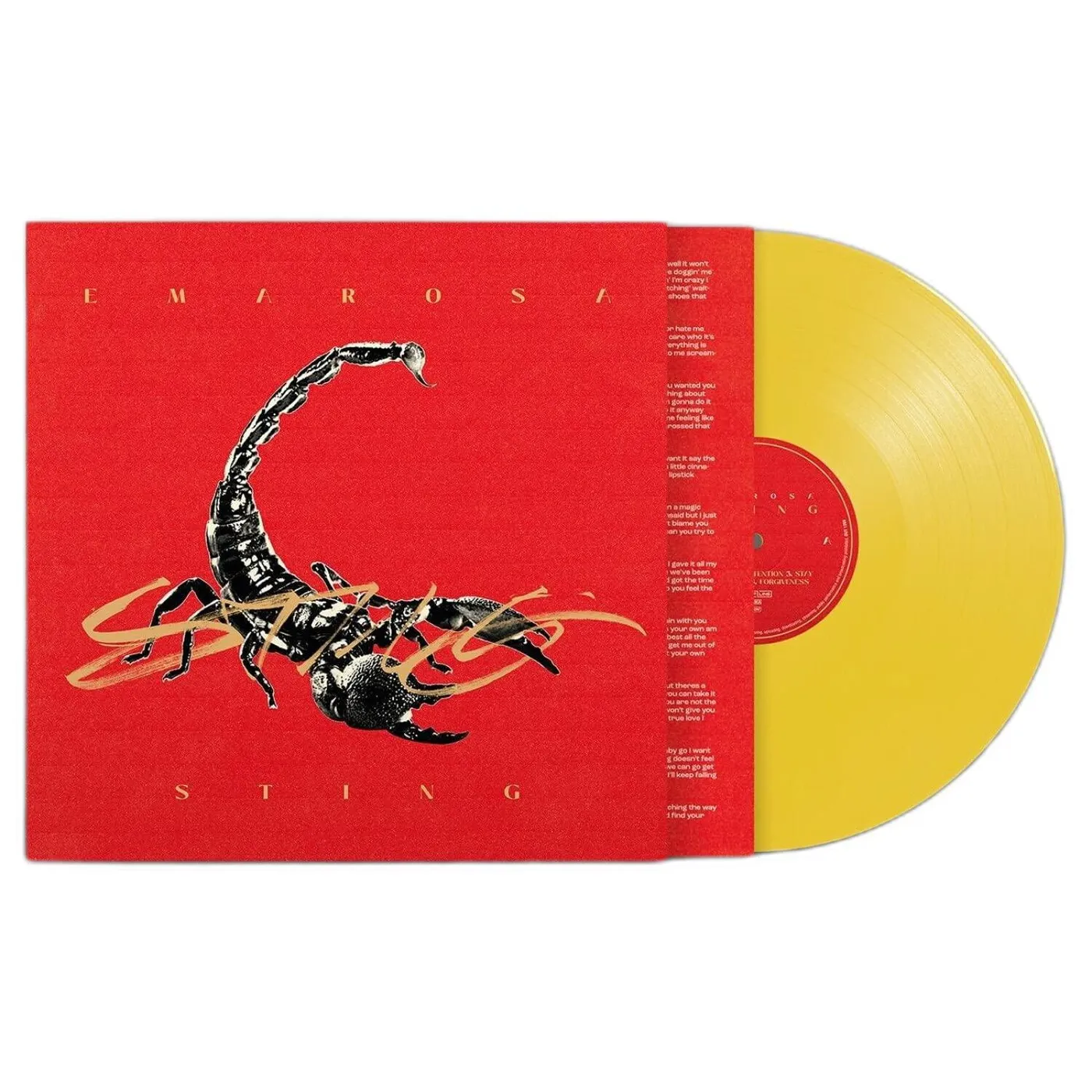 Emarosa Sting (Yellow) Vinyl Record