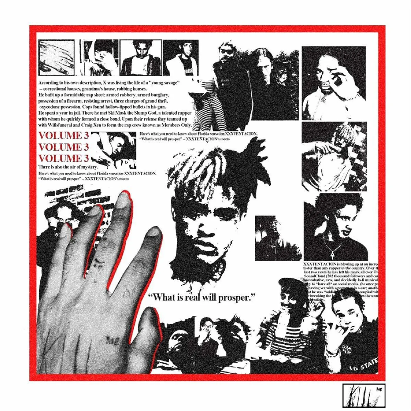  Xxxtentacion Presents: Members Only Vol. 3 (2LP) (Explicit) Vinyl Record