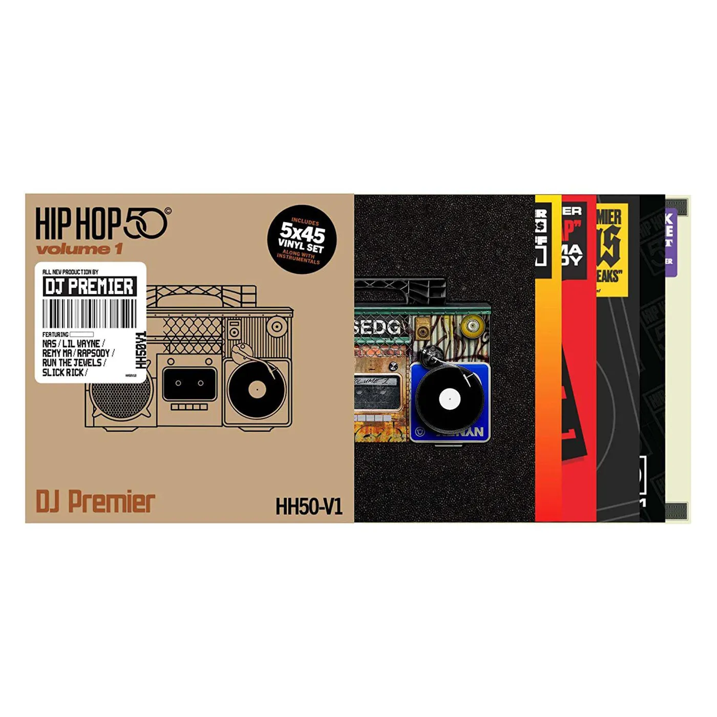 DJ Premier Hip Hop 50: Vol 1 (5LP) Vinyl Record