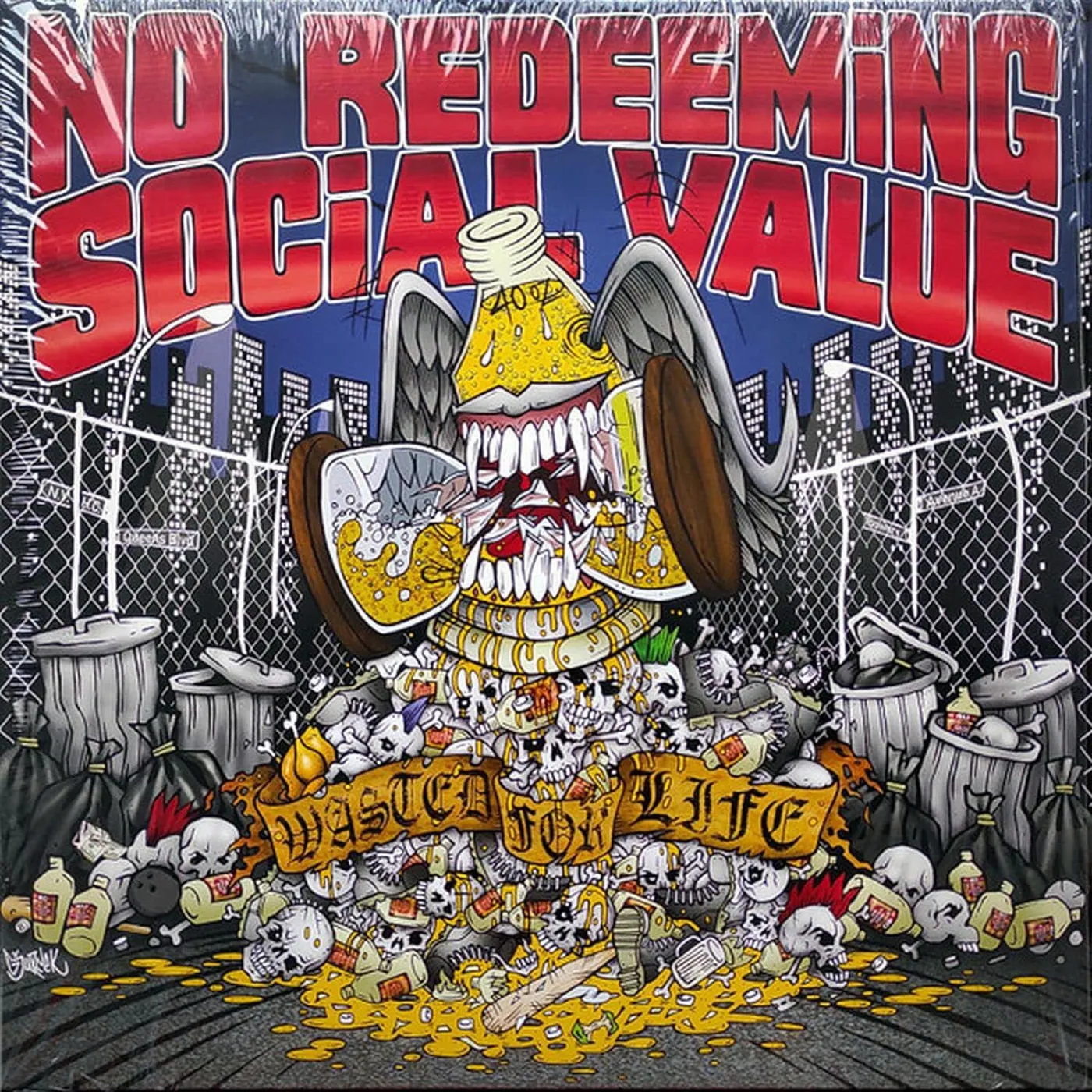 No Redeeming Social Value Wasted For Life Vinyl Record