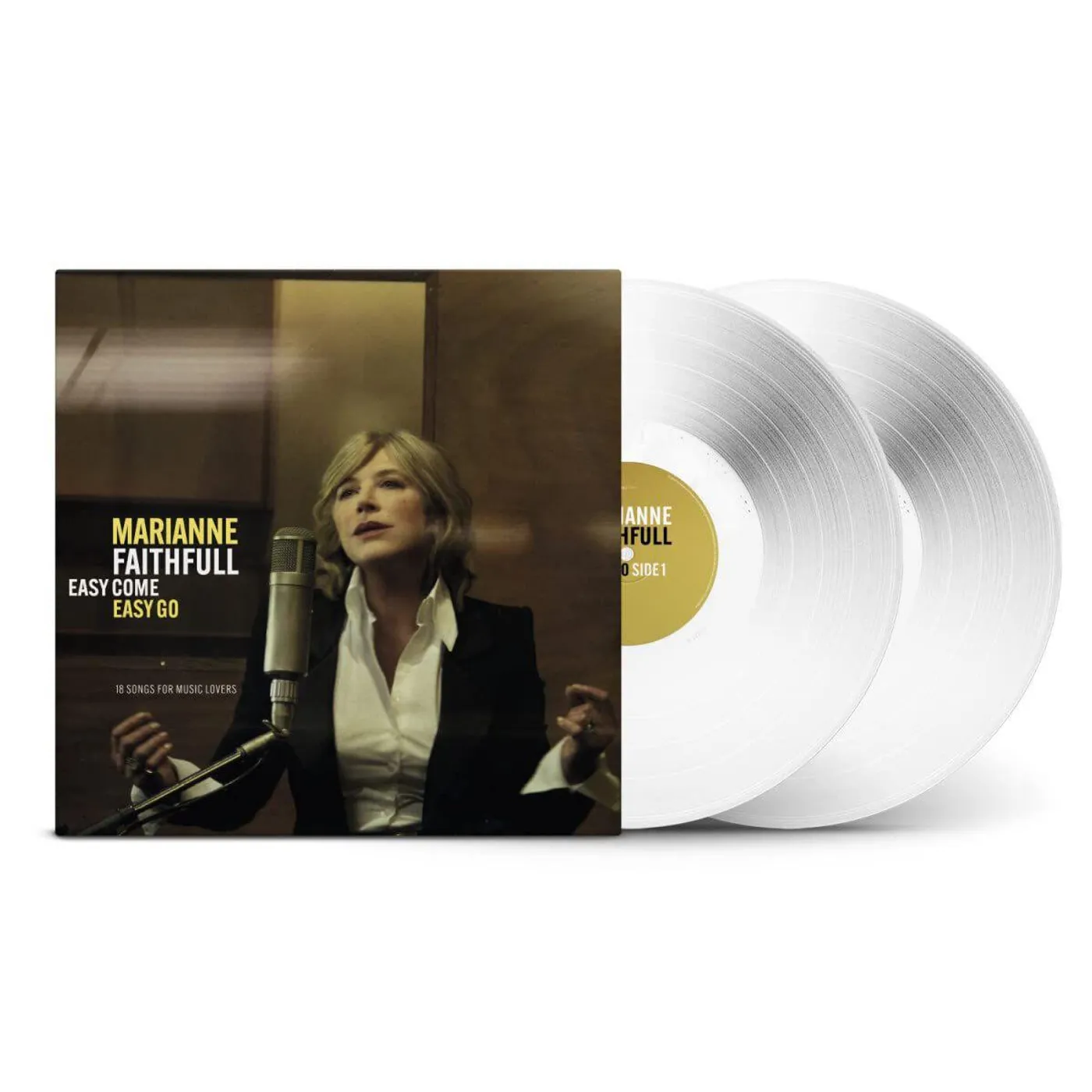 Marianne Faithfull Easy Come Easy Go (White/2LP) Vinyl Record