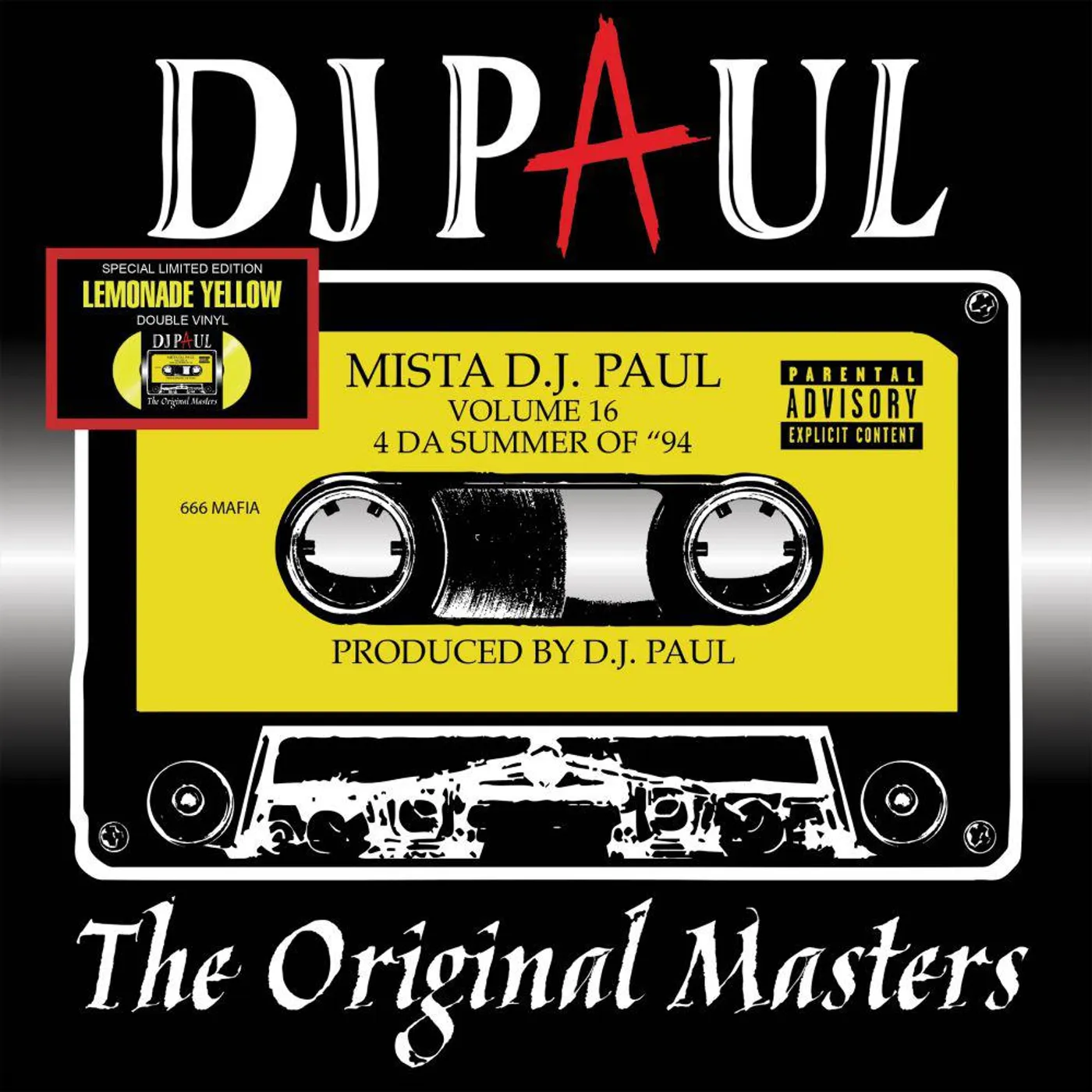 DJ Paul Original Masters: Vol 16 Vinyl Record
