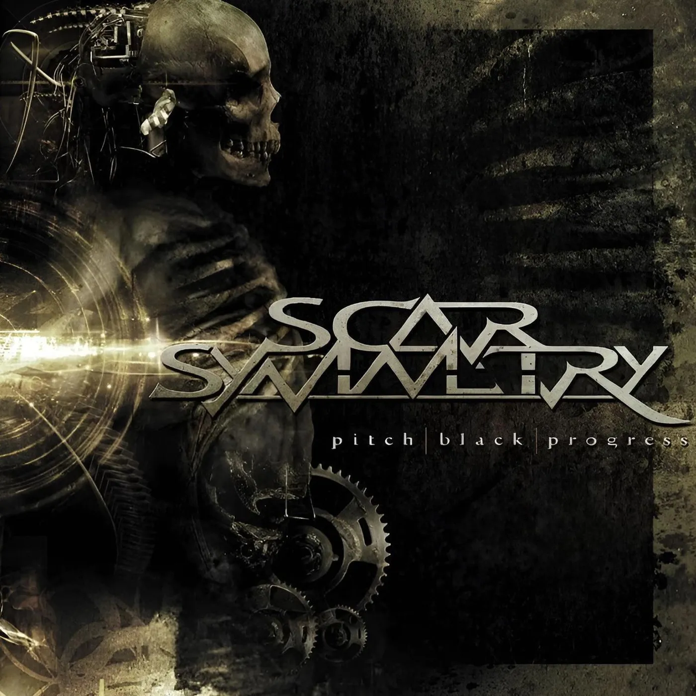 Scar Symmetry PITCH BLACK PROGRESS - GOLD Vinyl Record