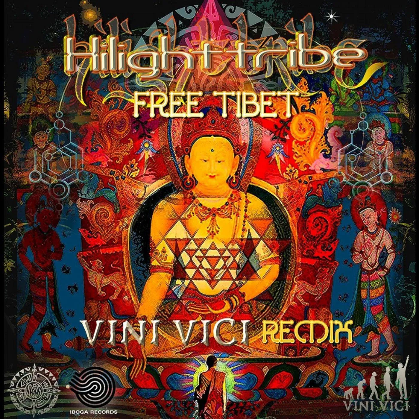 Hilight Tribe Free Tibet Vinyl Record