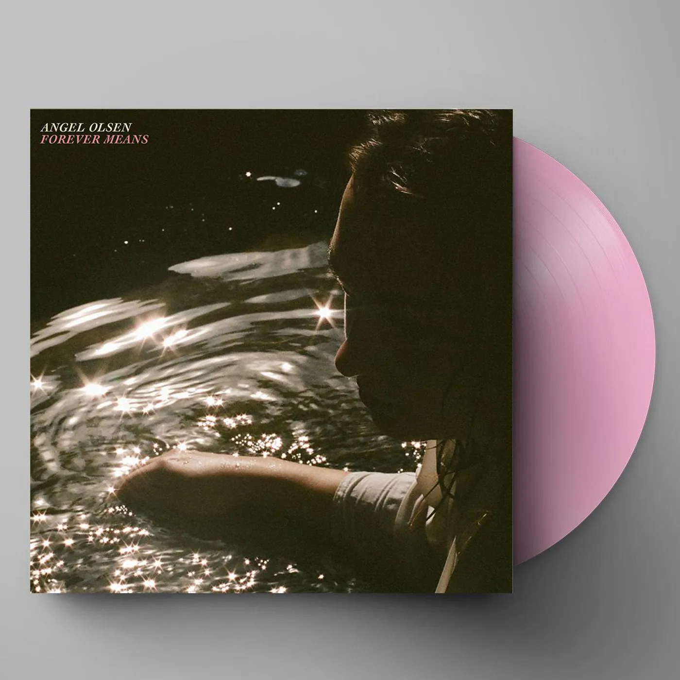 Angel Olsen Forever Means - Baby Pink Vinyl Record