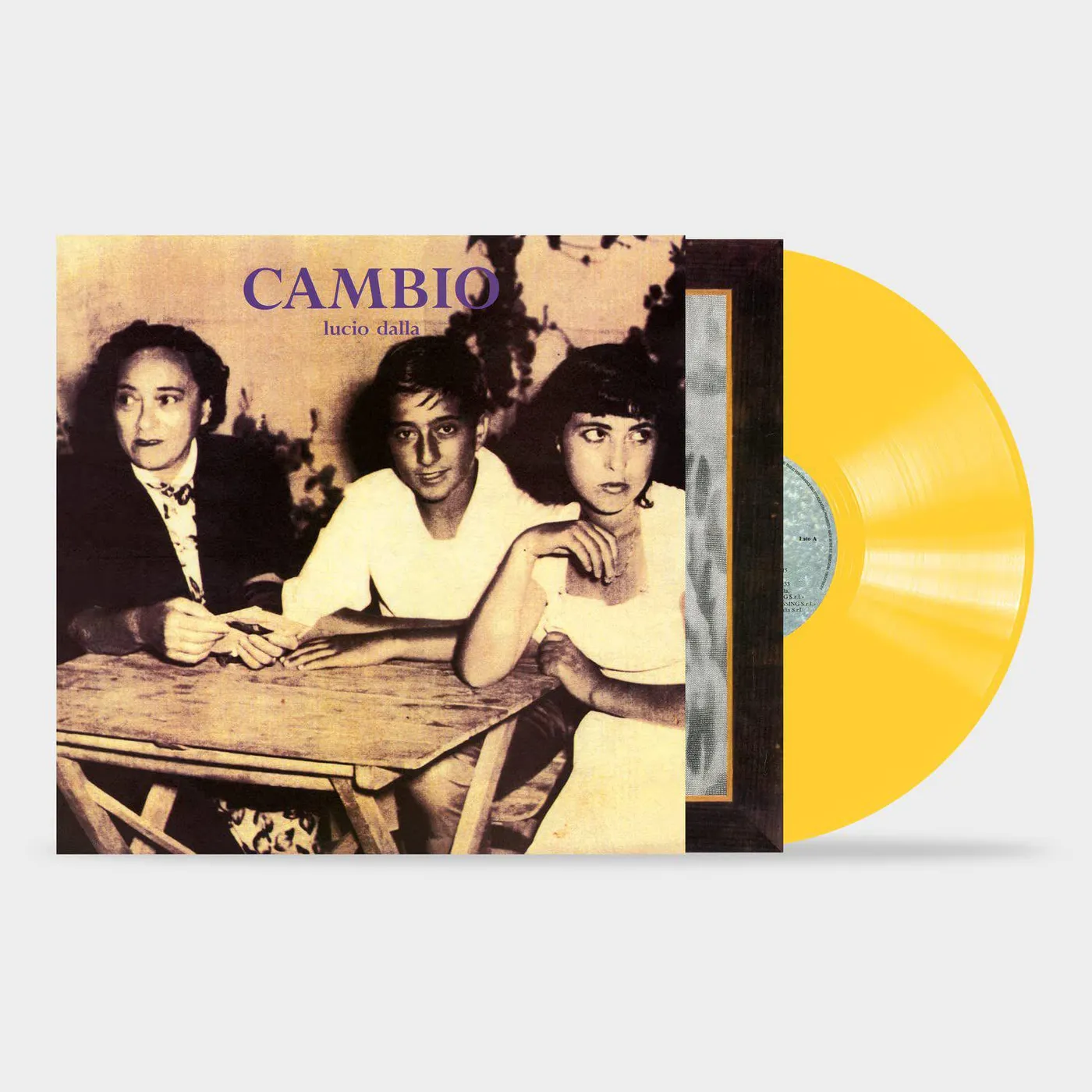 Lucio Dalla Cambio (Limited Yellow) Vinyl Record
