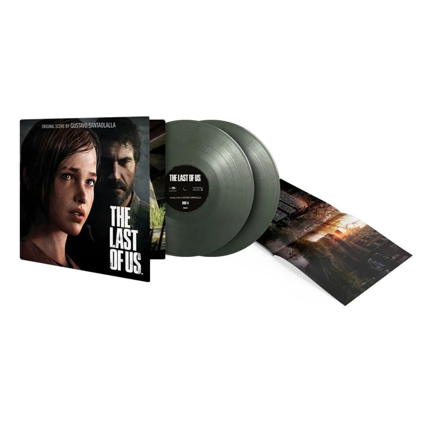Gustavo Santaolalla Last Of Us - O.S.T (2LP/Green & Silver Marbled) Vinyl Record