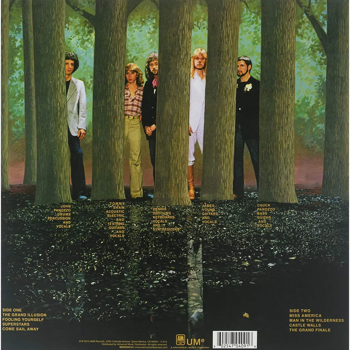 Styx Grand Illusion Vinyl Record