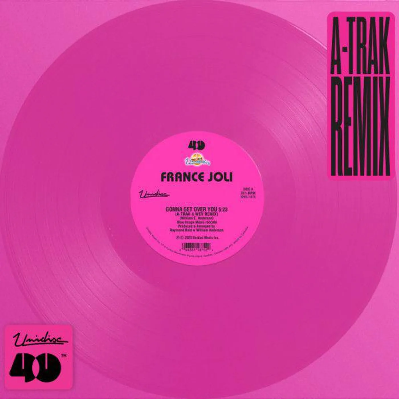 France Joli GONNA GET OVER YOU (A-TRAK & WEV REMIX) Vinyl Record