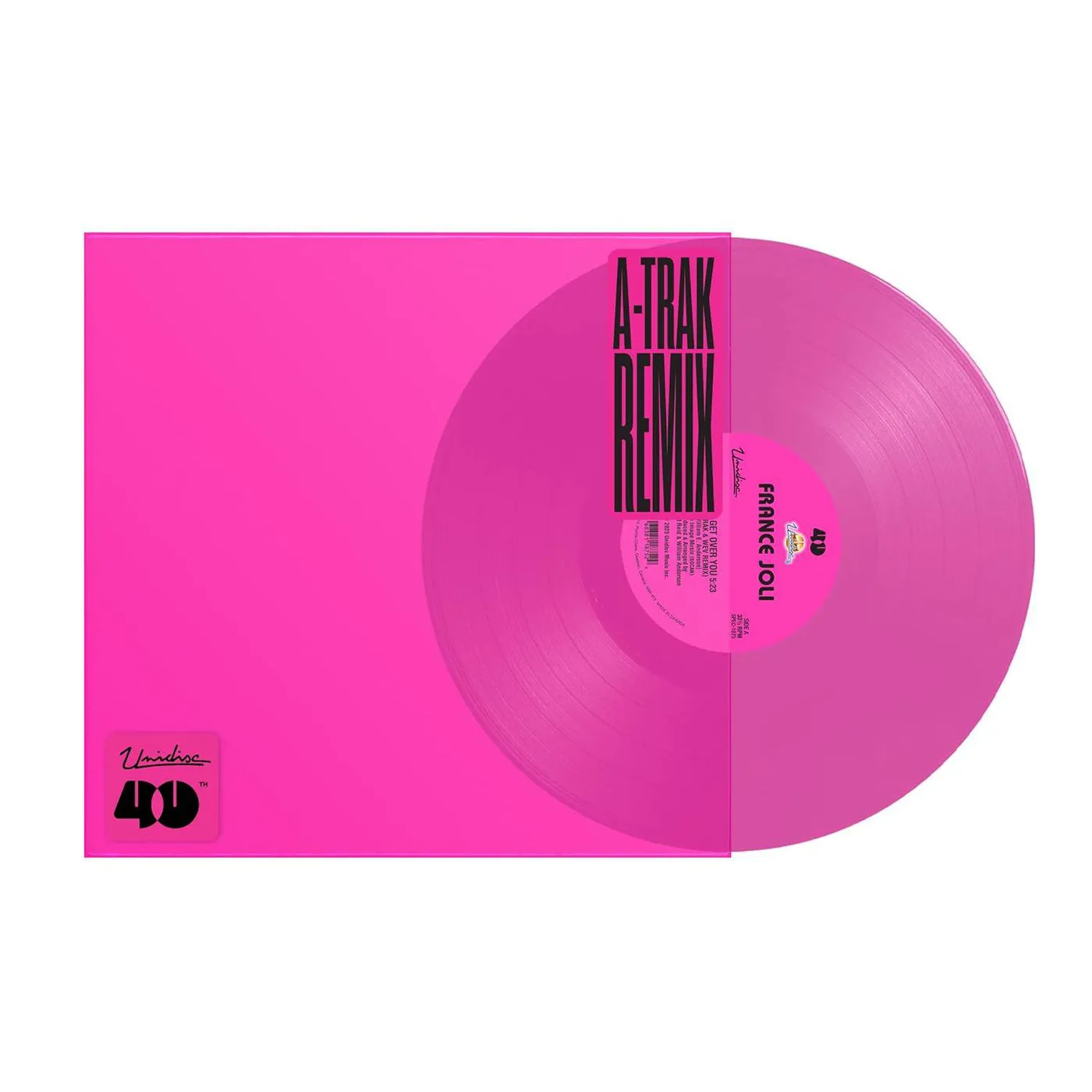 France Joli GONNA GET OVER YOU (A-TRAK & WEV REMIX) Vinyl Record