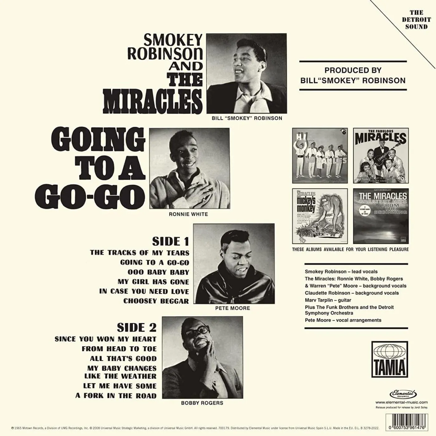 Smokey Robinson Going To A Go-Go (Limited Edition/180g) Vinyl Record