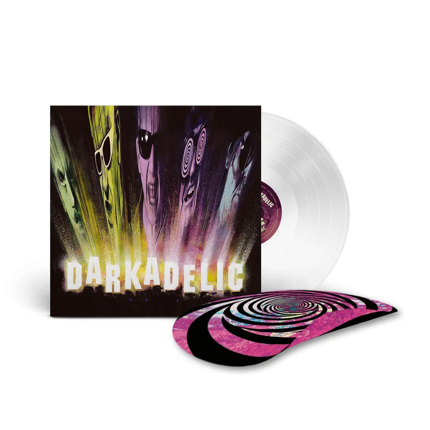 The Damned Darkadelic (Transparent/Slipmat) Vinyl Record