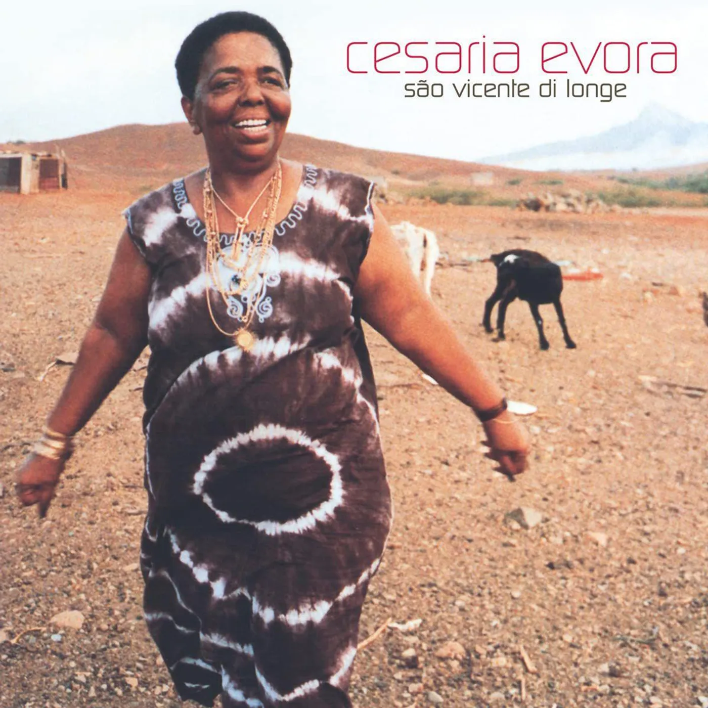 Cesária Evora Sao Vicente Di Longe (Limited Orange & Black Marble/2LP) Vinyl Record