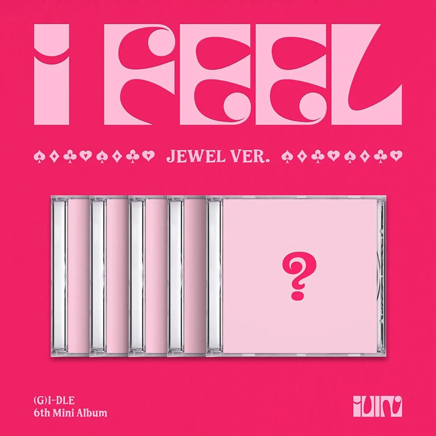 (G)I-DLE I Feel - Jewel Case Version -Random Cover CD