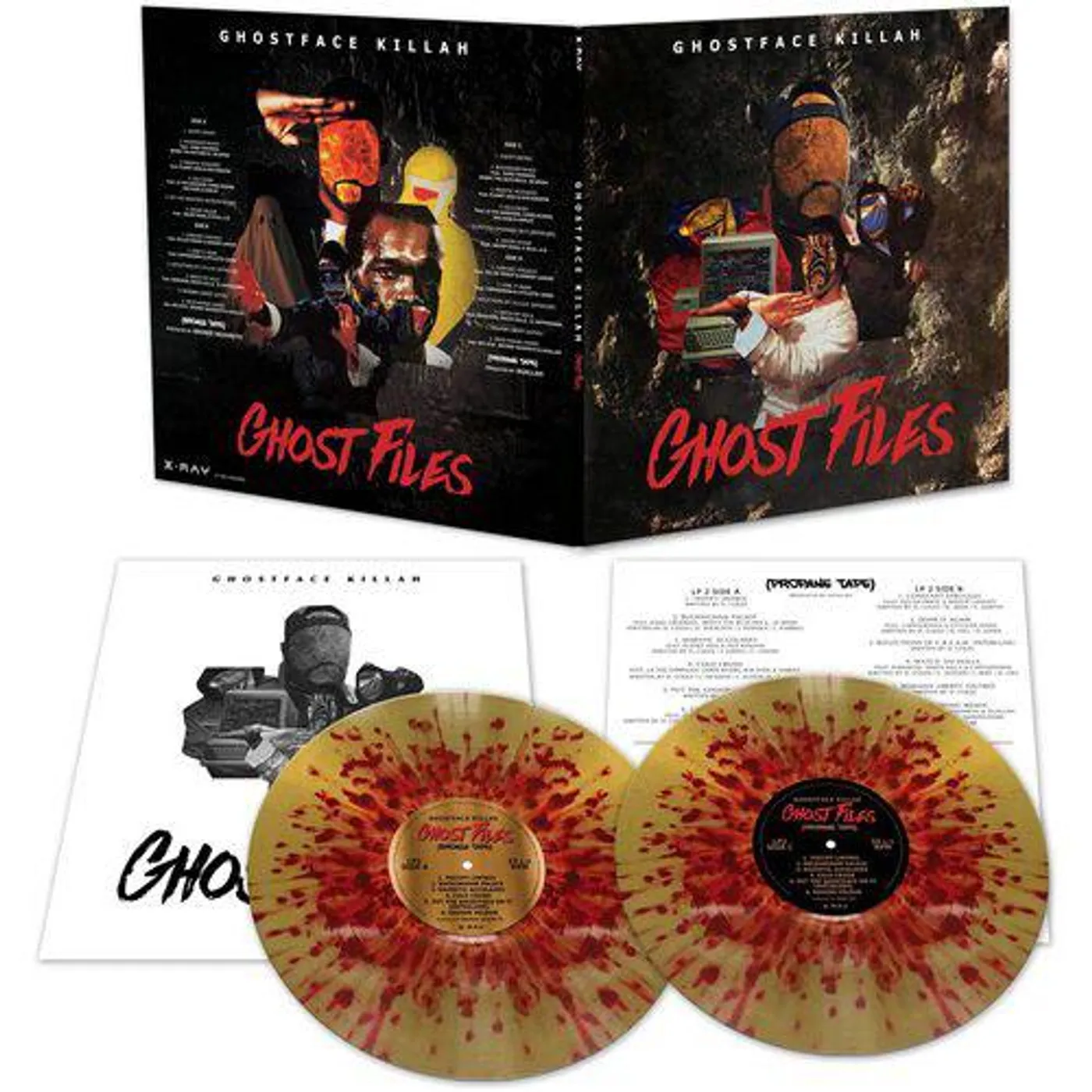 Ghostface Killah Propane Tape / Bronze Tape (2LP/Gold/Red Splatter) Vinyl Record
