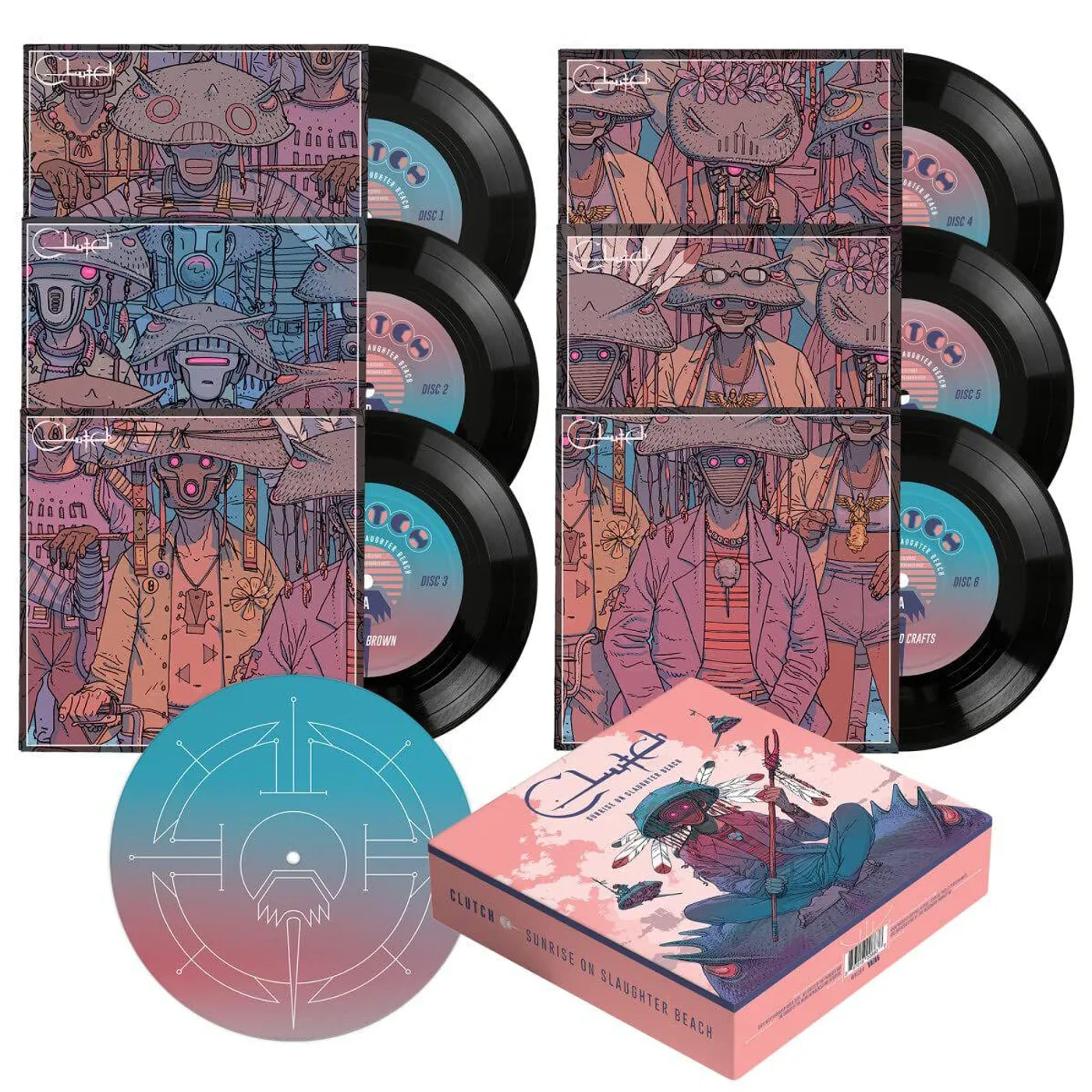 Clutch Sunrise On Slaughter Beach (6LP+CD/Box Set) Vinyl Record