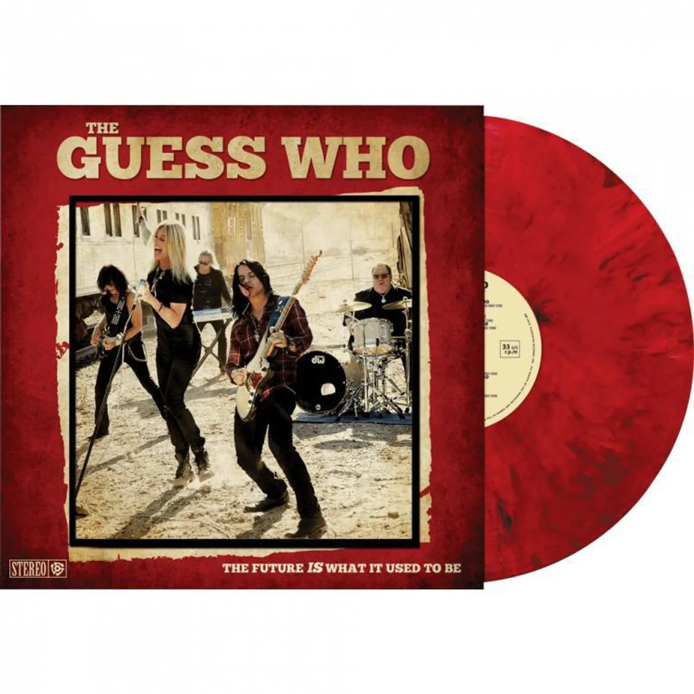The Guess Who The Future Is What It Used To Be (Red Marble) Vinyl Record