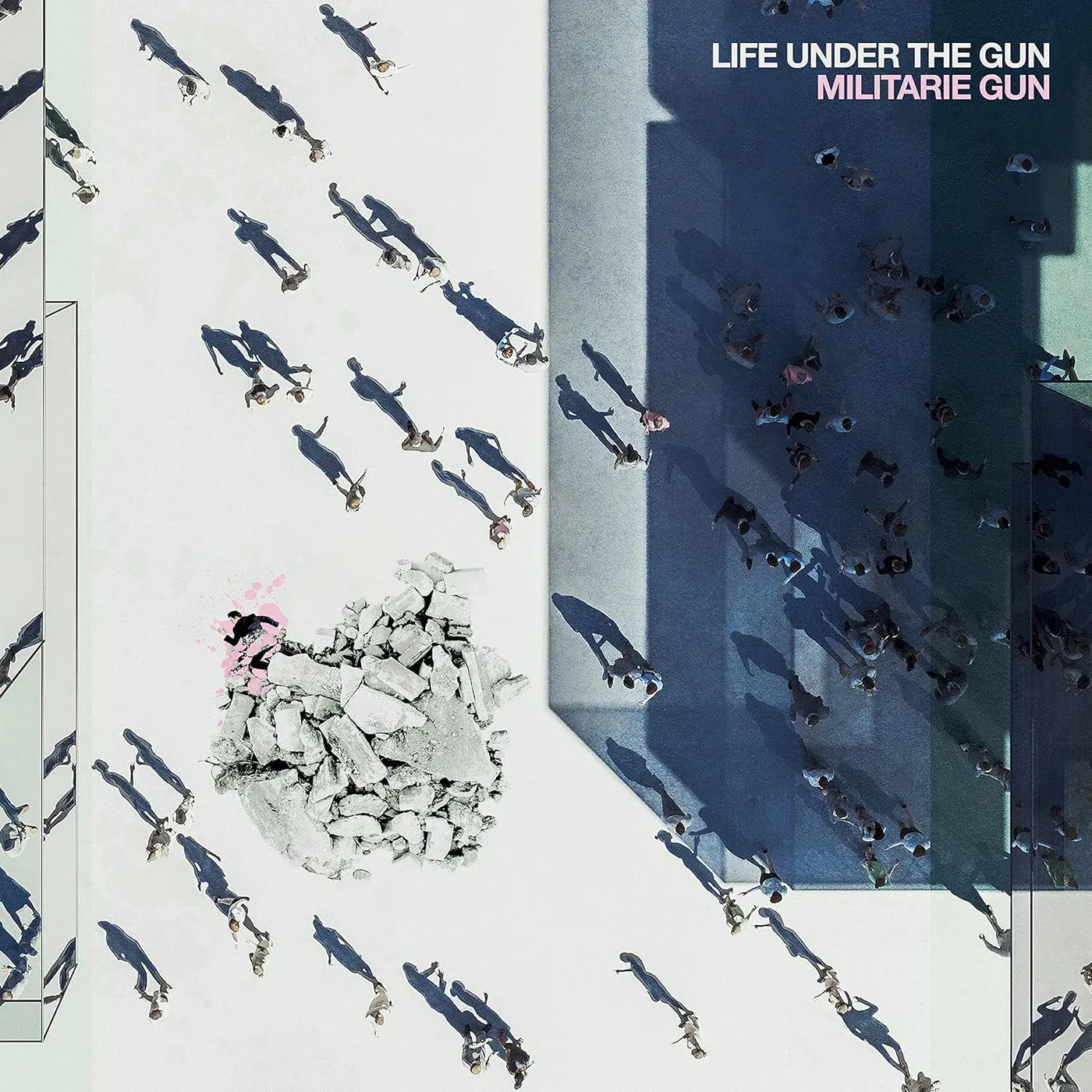 Militarie Gun Life Under The Gun (Translucent Cobalt Blue) Vinyl Record