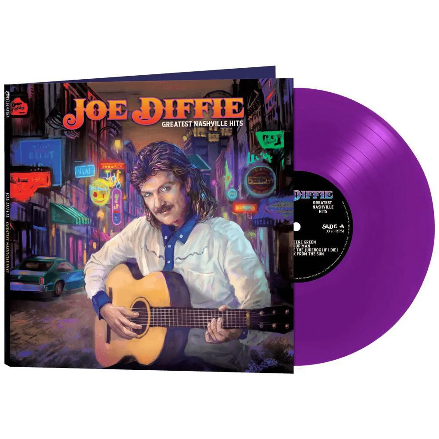Joe Diffie Greatest Nashville Hits (Purple) Vinyl Record