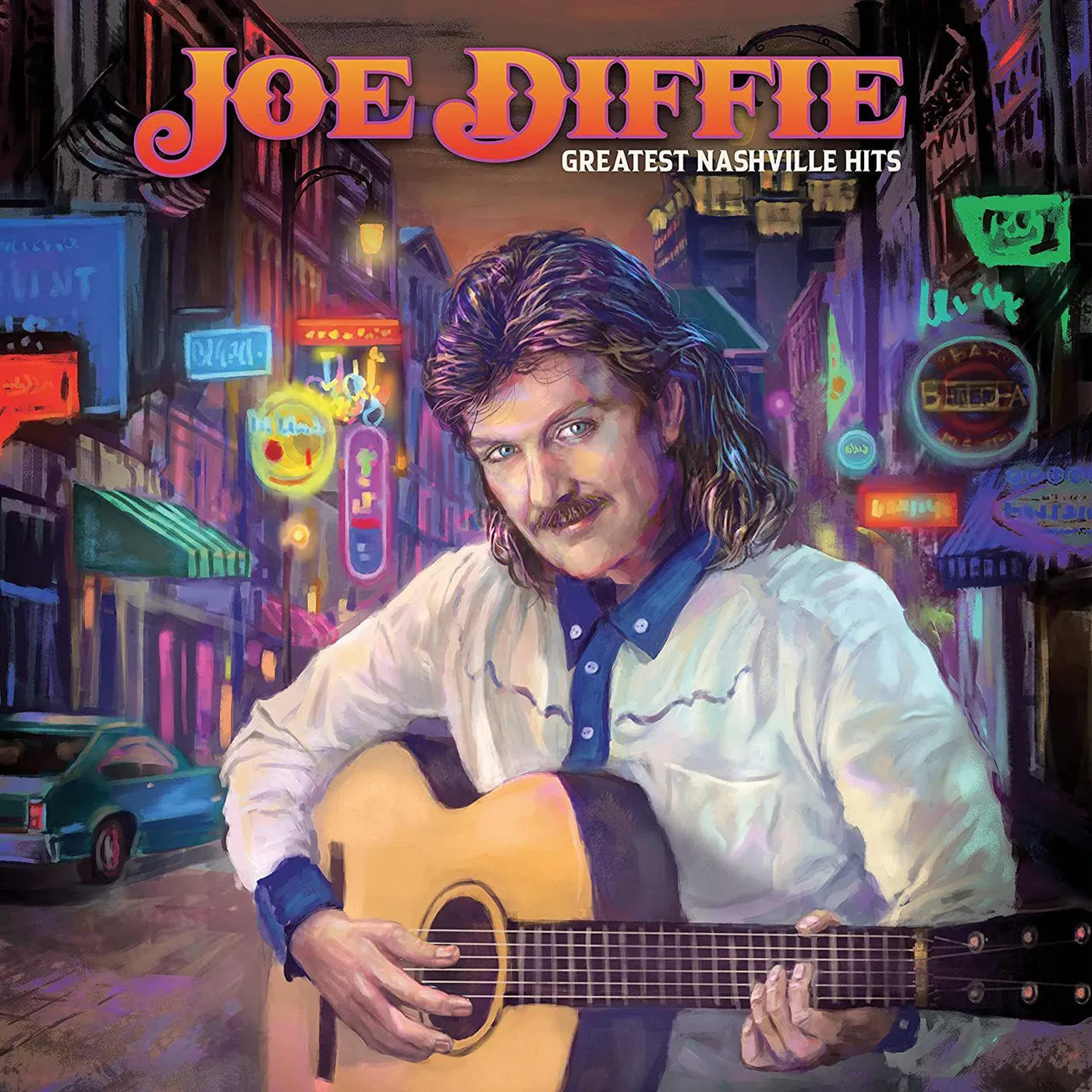 Joe Diffie Greatest Nashville Hits (Purple) Vinyl Record