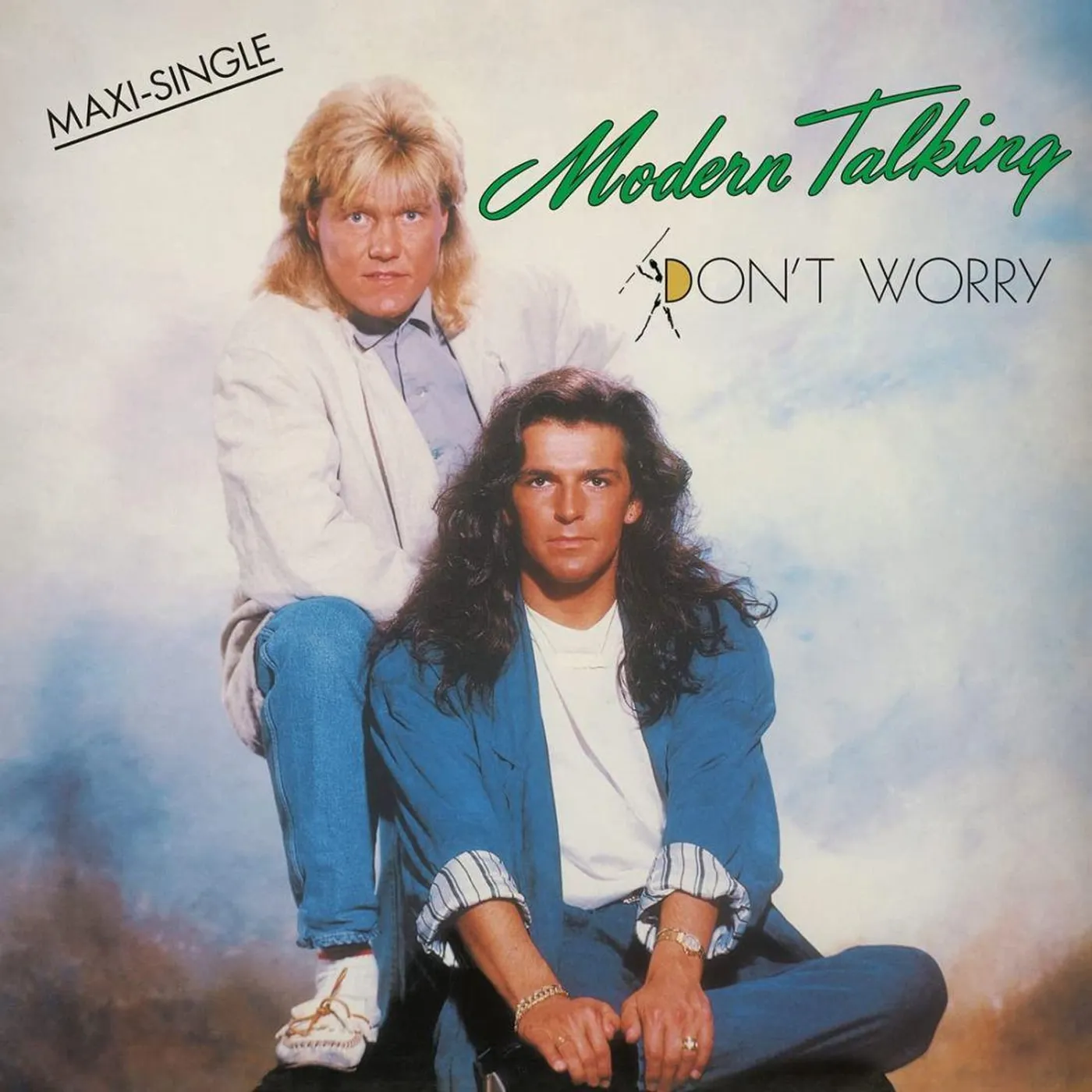 Modern Talking Don't Worry (Limited Blue, White & Black Marble) Vinyl Record