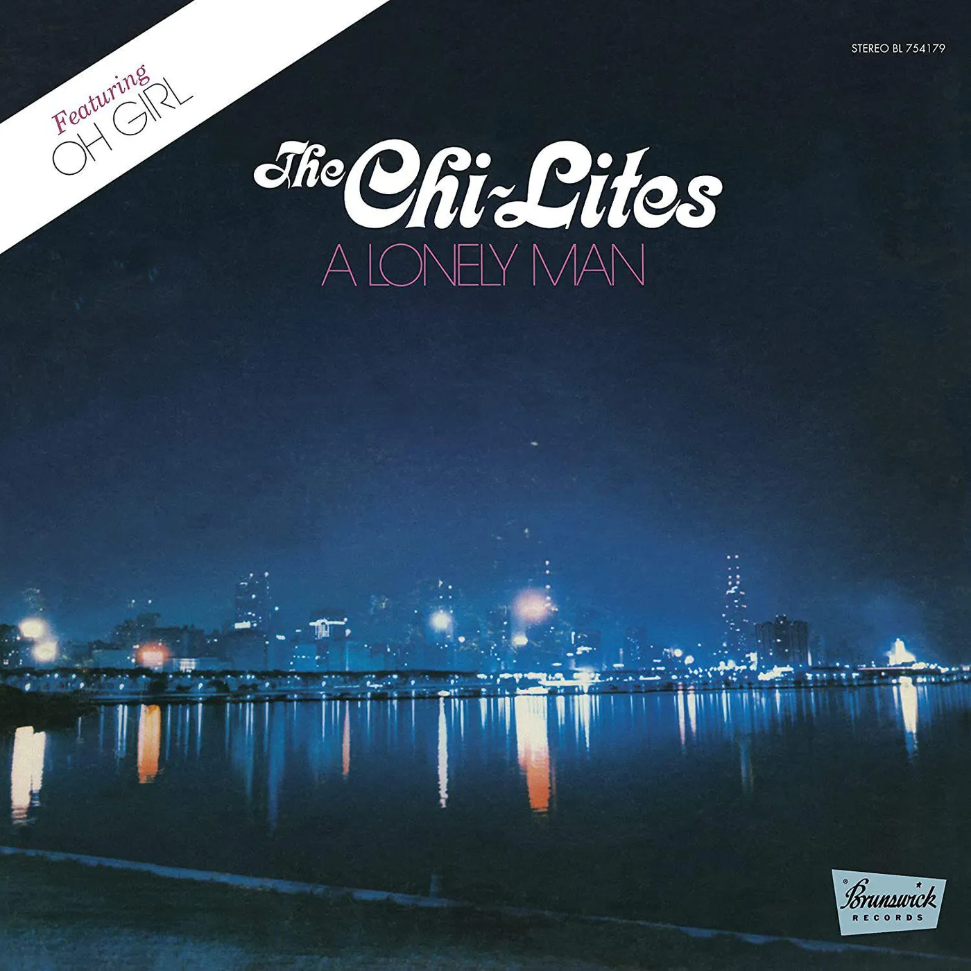 The Chi-Lites Lonely Man - Transparent Blue Vinyl Record