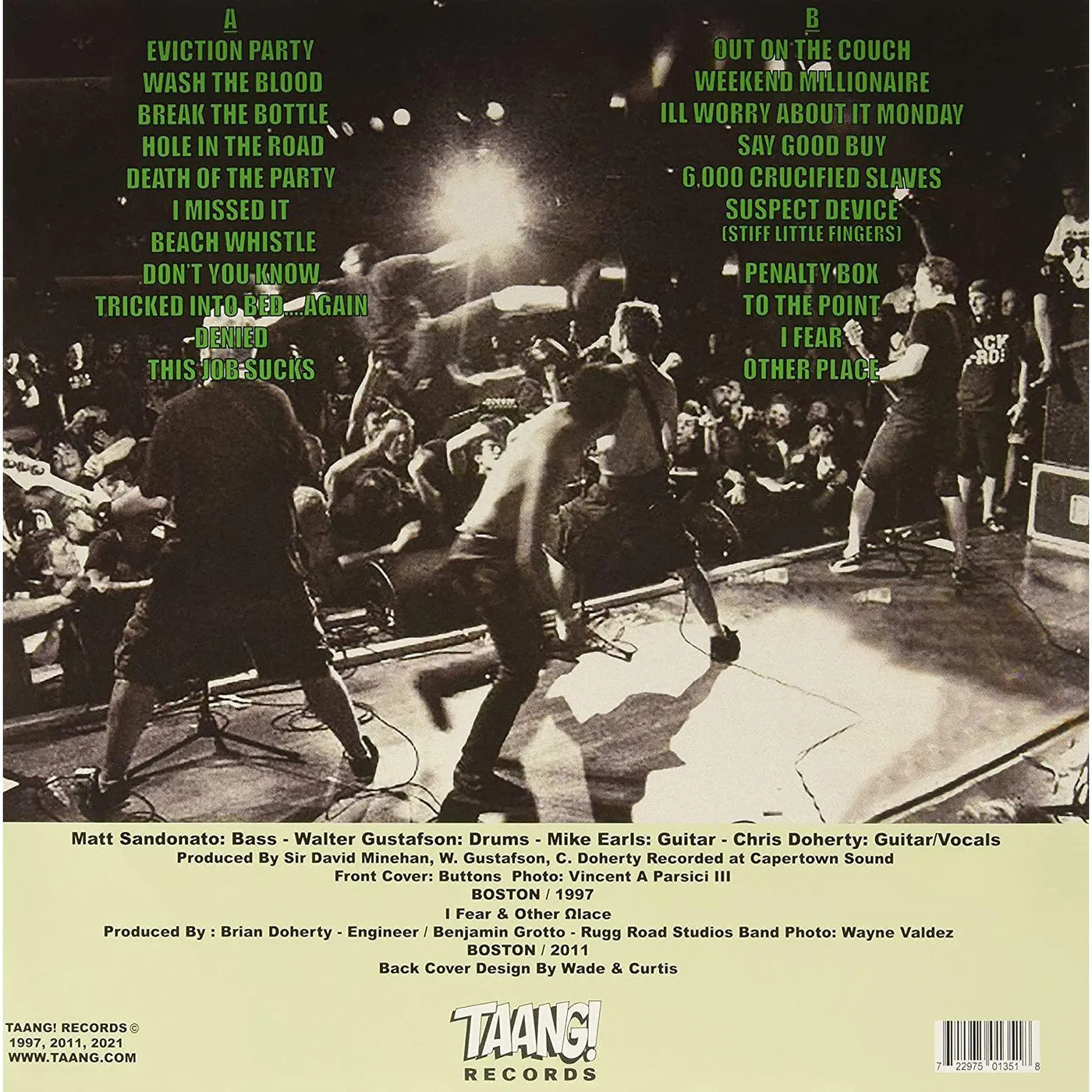 Gang Green Another Case Of Brewtality Vinyl Record