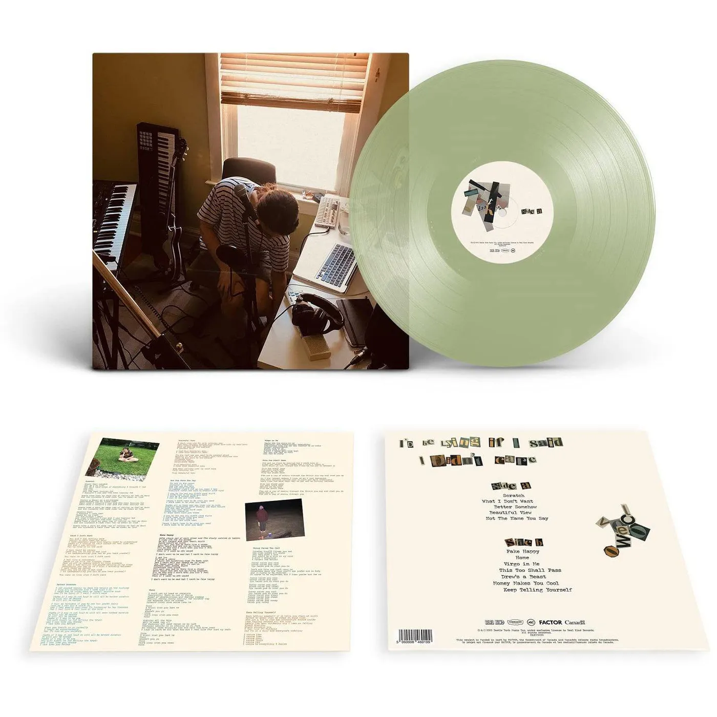 Hannah Georgas I'd Be Lying If I Said I Didn't Care (Green) Vinyl Record