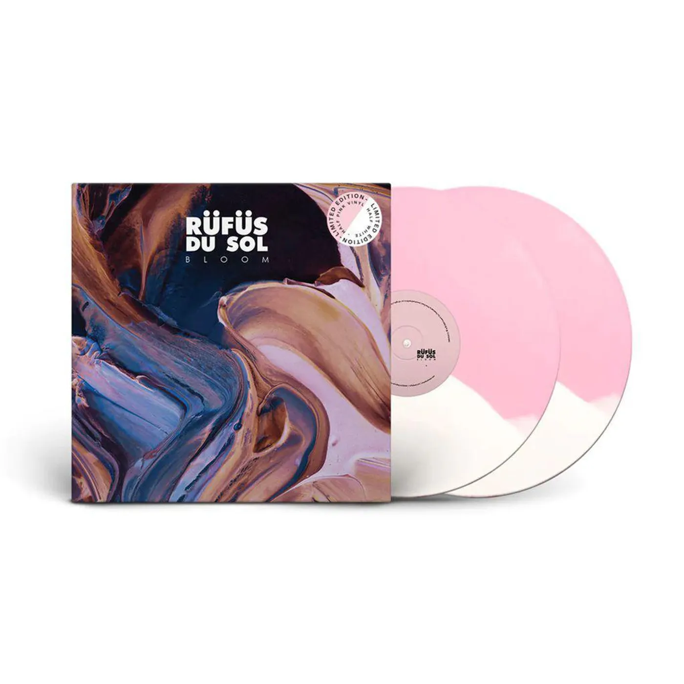 RÜFÜS DU SOL Bloom (2LP/Pink/White) Vinyl Record