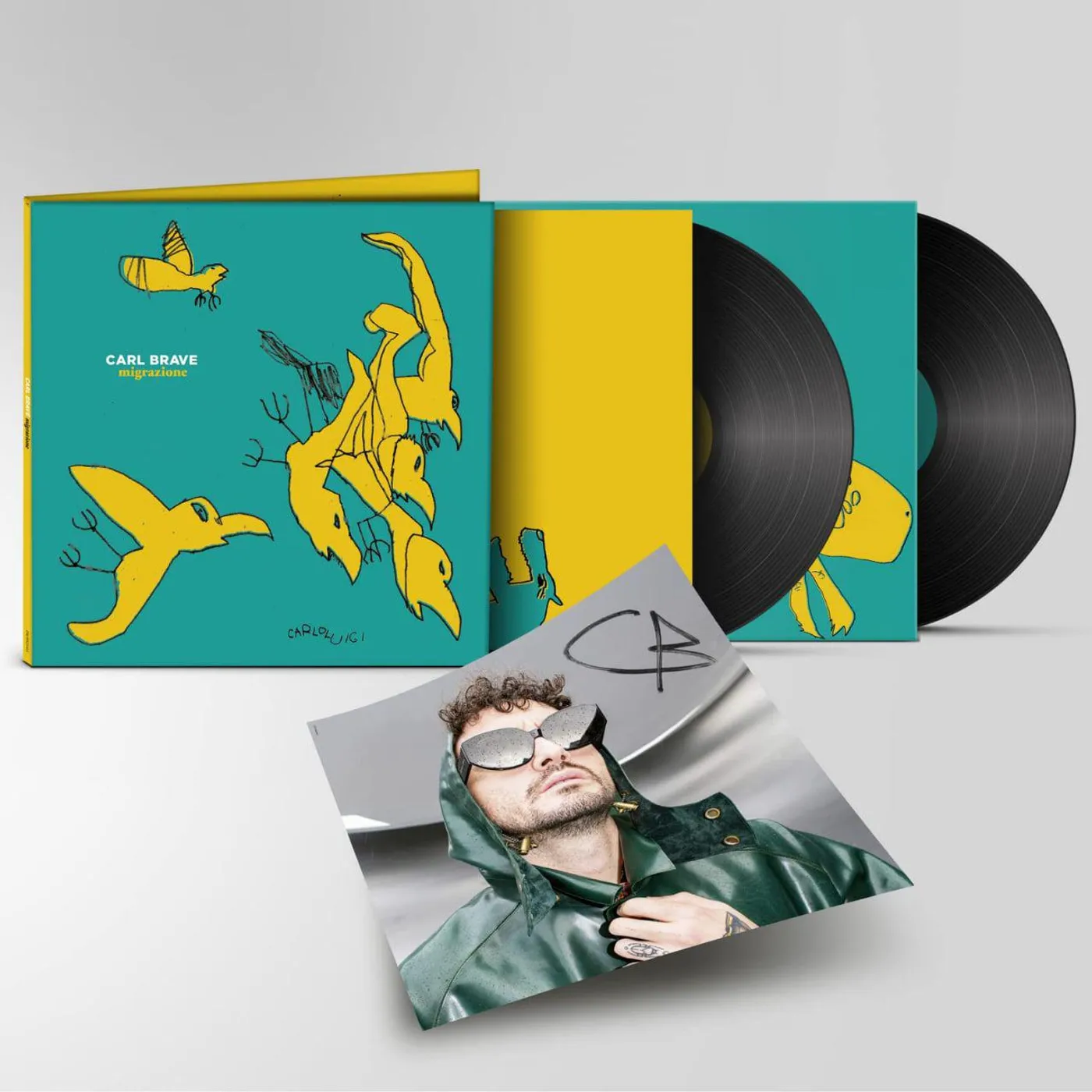 Carl Brave Migrazione (Autographed) Vinyl Record