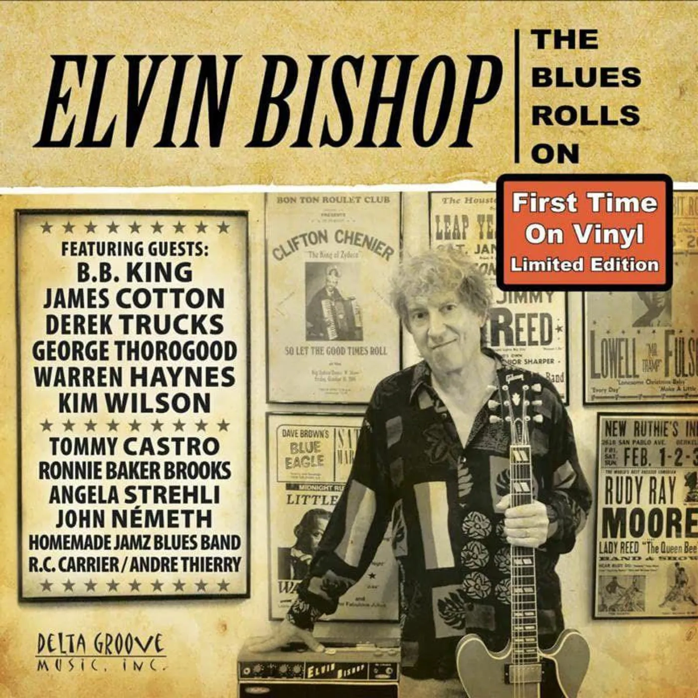 Elvin Bishop Blues Rolls On Vinyl Record