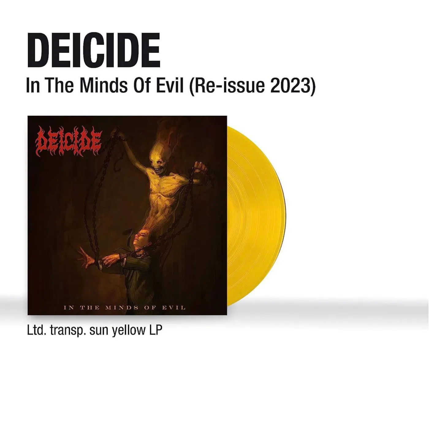 Deicide In The Minds Of Evil (Reissue/Limited Edition/Yellow) Vinyl Record