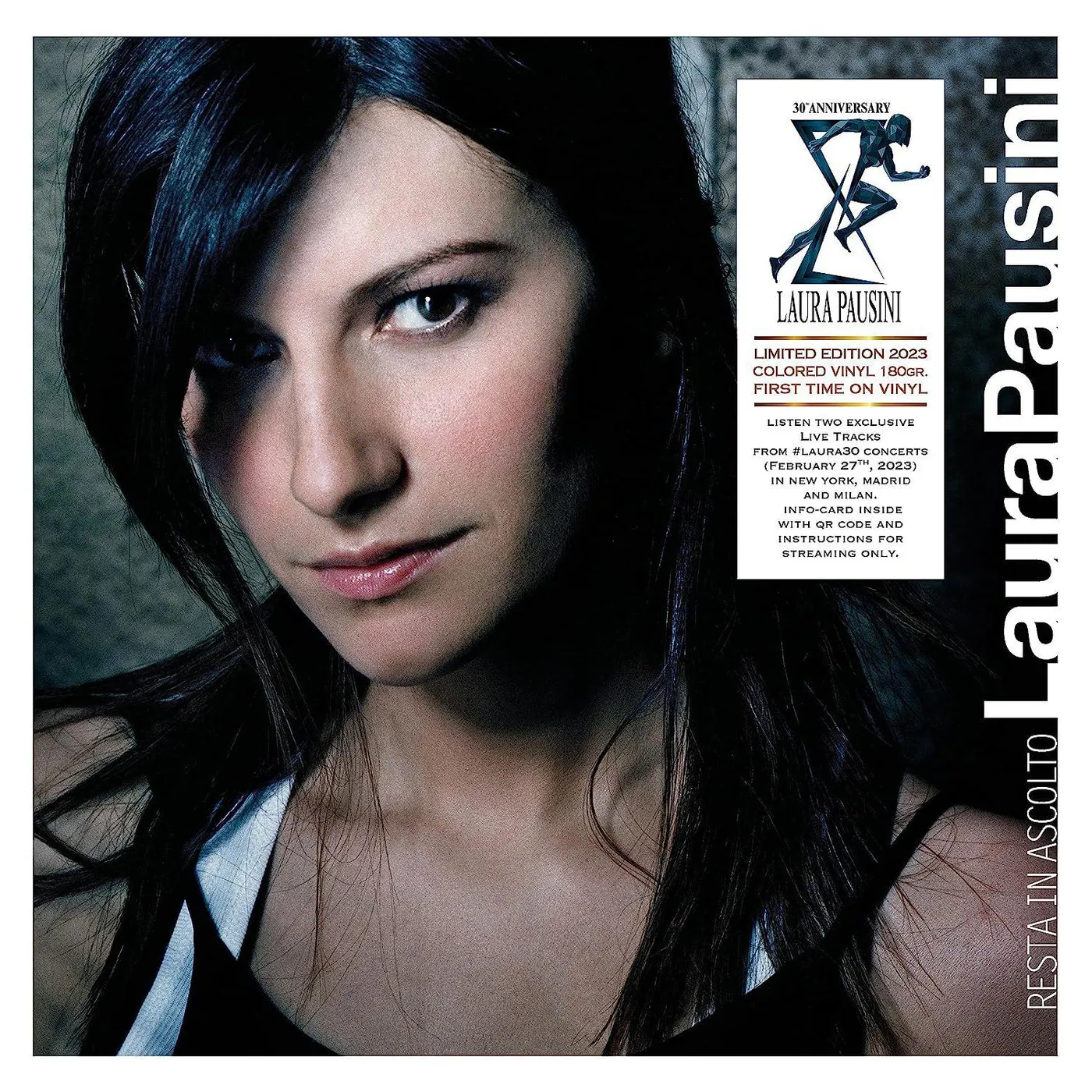 Laura Pausini Resta In Ascolto (Smoke Colored) Vinyl Record
