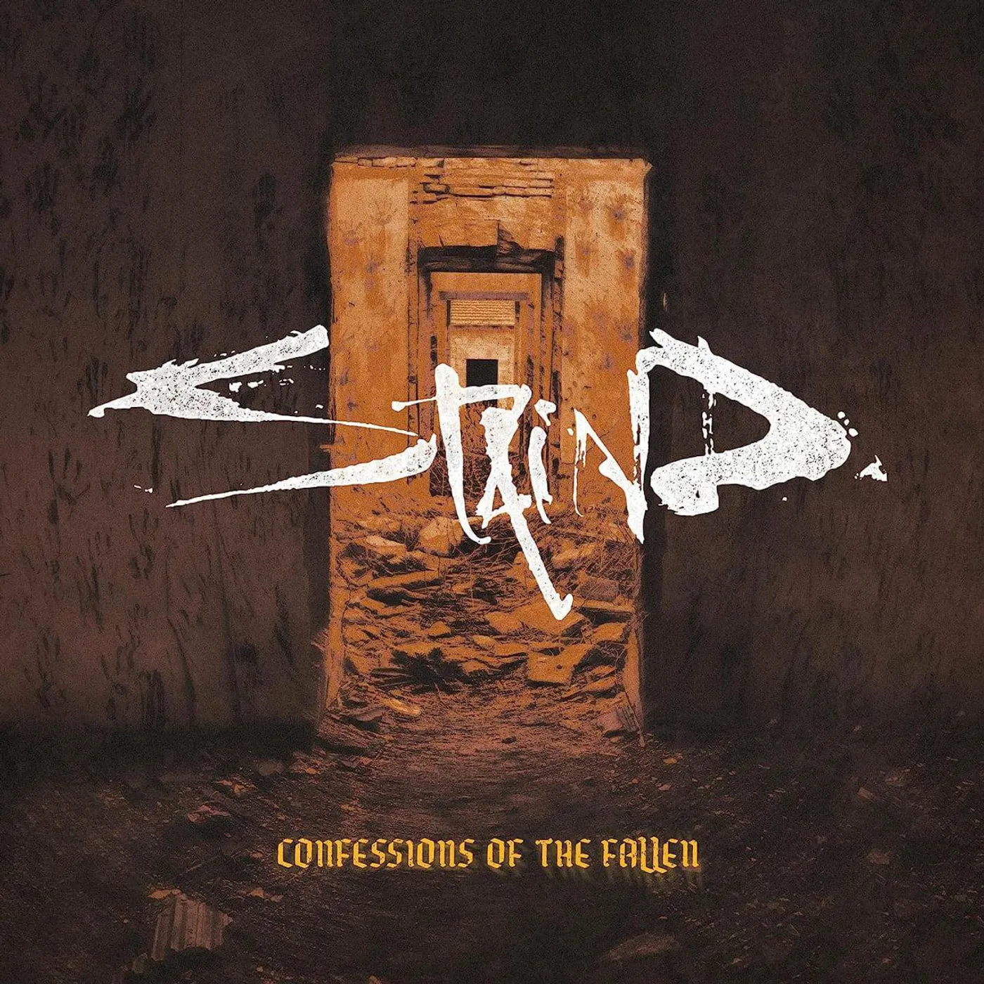 Staind  Confessions Of The Fallen (Orange w/ Black and White Splatter) Vinyl Record