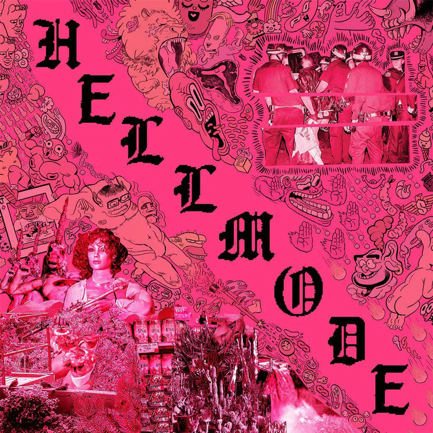 Jeff Rosenstock Hellmode - Neon Pink Vinyl Record